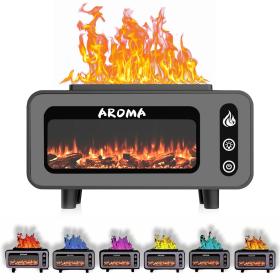 Diffuseur d’huiles essentielles et humidificateur à flamme