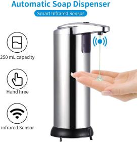 Distributeur automatique de savon liquide  avec capteur infrarouge intelligent 250 ML