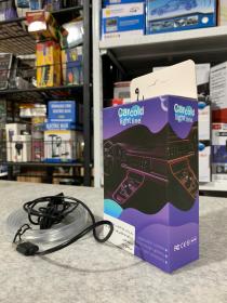 Bande lumineuse Fiber optique Led fluo RGB USB pour intérieur de voiture