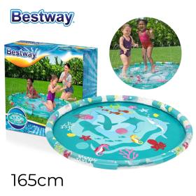 Pataugeoire Gonflable Avec Fontaine Pour Enfants 165 cm Bestway #52487
